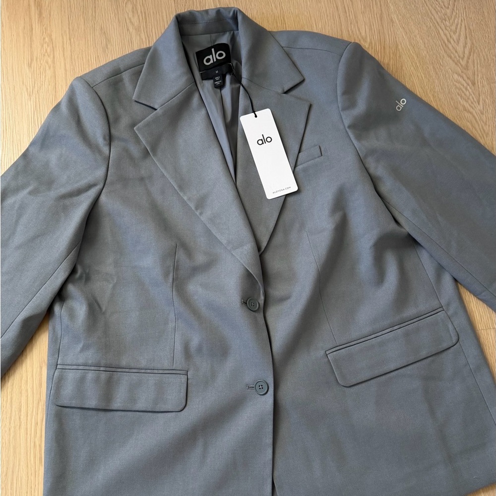 ALO Yoga First Class Blazer Steel Grey
